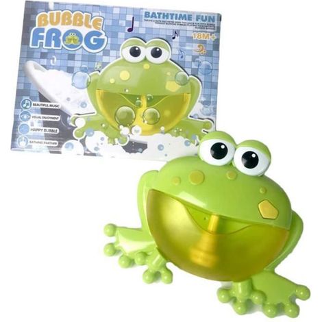 Machine à bulles - - Grenouille - 12 musiques - Facile à utiliser - Ventouses incluses (1/4)