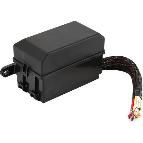 12V/24V automotive relay fuse box, modified car fuse box with wiring harness, 6-way automotive fuse box (1/4)