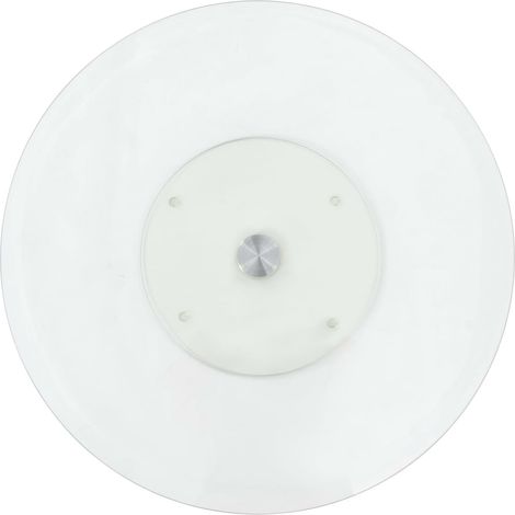 Plateau tournant en verre trempé transparent 60 cm (1/4)