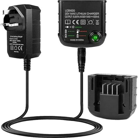 Chargeur de batterie Li-ion pour batterie Black & Decker 18 V Li-ion LCS1620 (1/5)