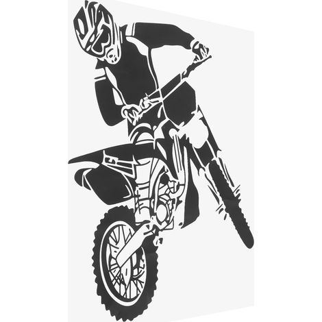 Autocollants Décoratifs Moto Pvc Stickers Muraux Design Créatif (1/5)
