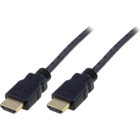 Cable HDMI 1.4 prise male des deux cotes 5m - Noir