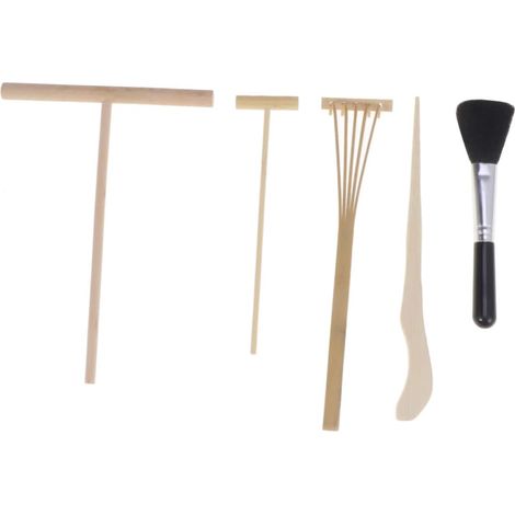 Ensemble D'outils De Jardinage Mini-râteau De Style Outils De Jardinage Râteau De Lissage du Sable (1/5)