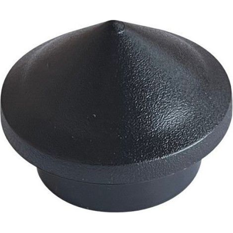Chapeau Plastique Rond - 1 1/4 Pouces - PVC - Pour Poteaux - Protection Extrémités - 1 Pièce
