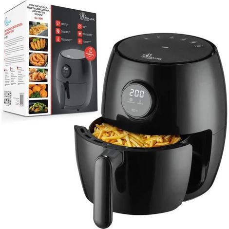 Friteuse sans huile - EXTRALINK - SJ-200 - 2 L - 1000 W - Noir (1/5)