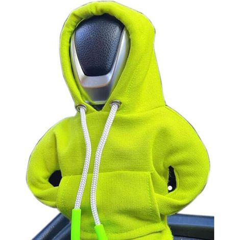 Capuche de Levier de Vitesse, Couverture de Bouton de Changement de Vitesse de Voiture, Couverture de Bouton de Vitesse Sweat-shirt Bricolage, Protection Universelle Levier Vitesse Bouton Automatique (1/5)