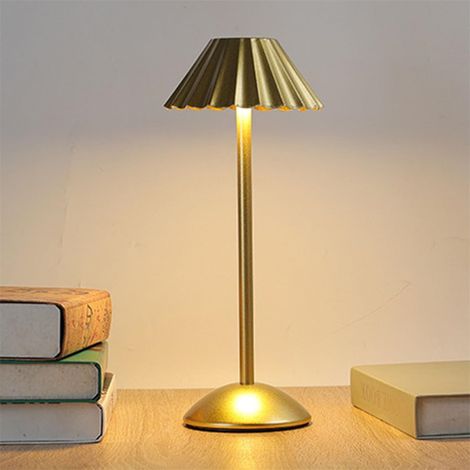 Lot de 2 lampes de table cuisine dîner, lampe sans fil, noires, veilleuse tactile, convient pour salle à manger, lumière tricolore, rechargeables (1/5)