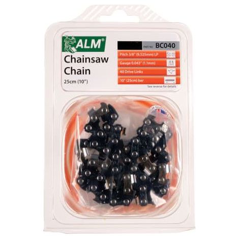 BC040 Chainsaw Chain 3/8in x 40 links - Fits 25cm Bars ALMBC040