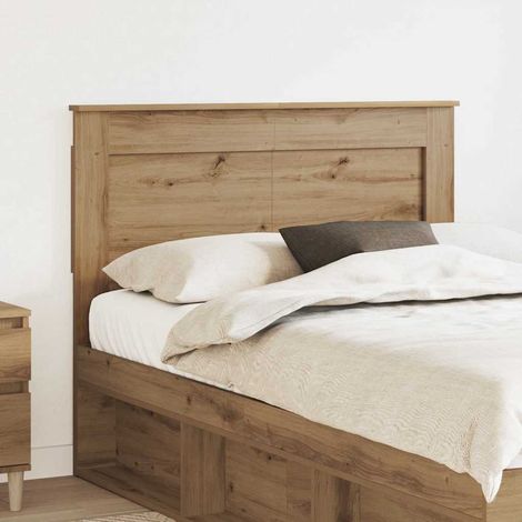 Tête de lit Chêne artisanal Bois d'ingénierie vidaXL (1/5)