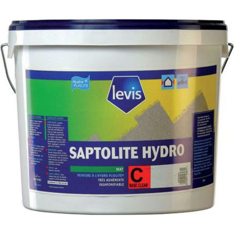 Levis Saptolite Hydro Peinture Mate Pliolite - Façades Conditionnement: 5L - Couleur: BLANC