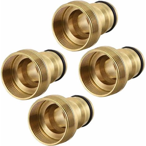 DEESSE SHOP - 4pcs robinet à jardin, connecteur universel de robinet de cuisine M22 M24 UNF filetage tuyau tuyau adaptateur prise raccord pour système d'irrigation de jardin (1/5)