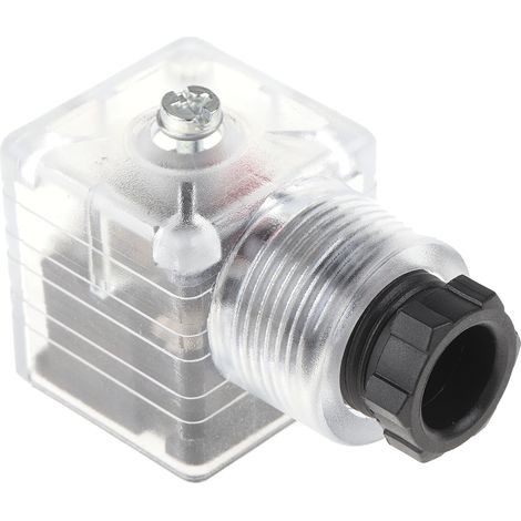 Connecteur pour électrovanne, Femelle, 2P+E, Montage sur câble 10A, 24 V c.c., PG9 ( Prix pour Paquet de 5 ) (1/4)