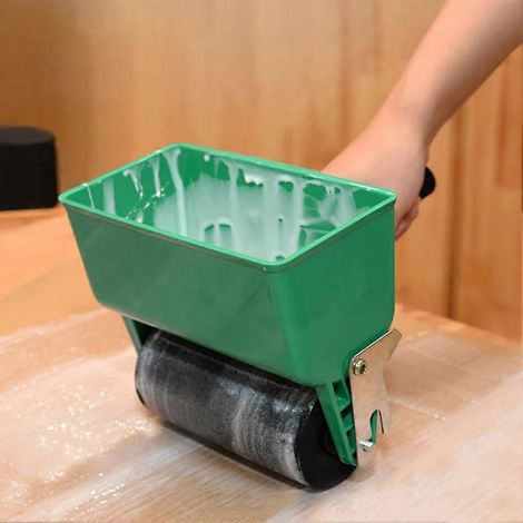 Rouleaux de rechange de 6 pouces, compatibles avec le kit de remplacement de rouleaux en mousse pour applicateur de colle, paquet de 5, compatibles avec le PVC, le latex et le bois. (1/5)