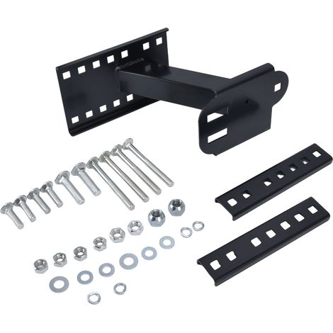 Support de roue de secours en acier, élégant et facile à installer, pour remorques 6x3,5 pouces. (1/5)