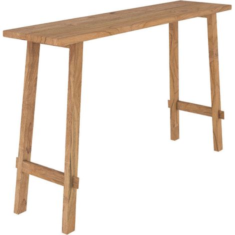 Consola Cahya de madera en teca recuperada - Cahya