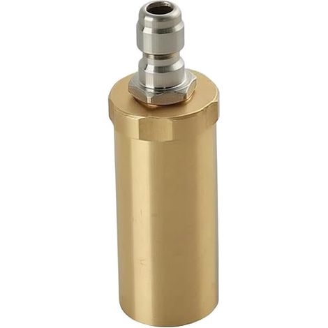 Buse rotative pour nettoyeur haute pression 3600 PSI en cuivre Turbo Embout de pulvérisation à 360 degrés pour lavage de voiture, terrasse, jardin, valve de nettoyage pour la maison, outil (1/5)