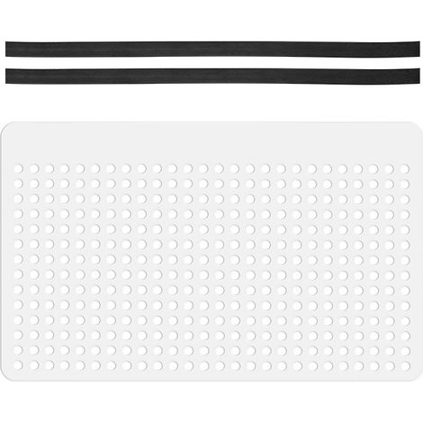 Filet de Protection pour Skimmer de Piscine, Conception magnétique améliorée pour retenir Les Feuilles 39.5×24.7×0.5cm (1/5)