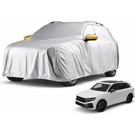 1 housse SUV, imperméable et résistante aux UV, protection complète voiture, 490 × 190 × 180 cm, pour usage intérieur et extérieur