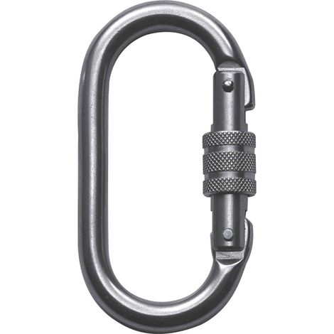 Zarges Fall Protection Karabiner Twist-Lock Edelstahl symmetrisch