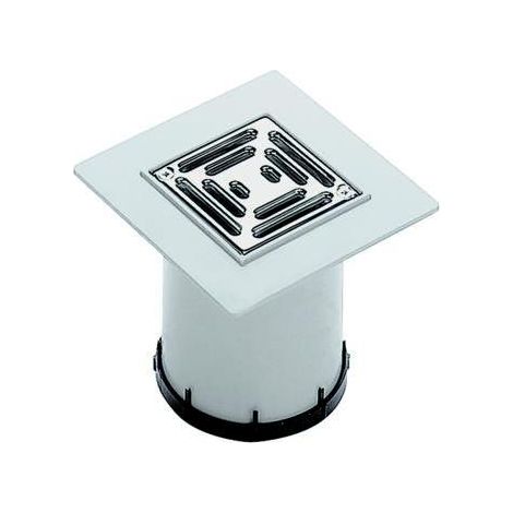 DALLMER Aufsatz PVC-EN 10, Rost verschraubt, 100 x 100 mm, 510150 (1/2)