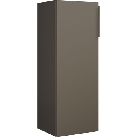 burgbad Eqio Armoire mi-haute 1 porte, charnières à gauche,