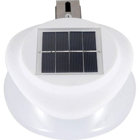 Solarbetriebene Dachrinnenleuchten, wasserdichte LED-Wandleuchte mit warmweißem Solarlicht, Gartenbeleuchtung, weiß, warmweiß (1/5)