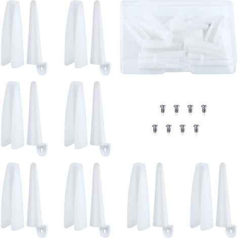 paires de 8 mâchoires en de remplacement pour nez rond mâchoire en Nylon pince de réparation pince à nez plat en Nylon conseils de remplacement pour lunettes réparation de cadres (1/5)