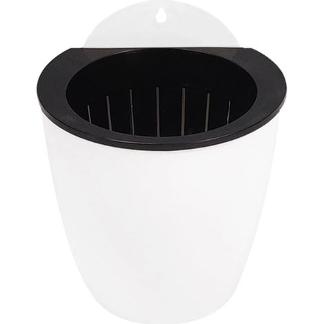 Pot de fleurs élégant à arrosage automatique pour le jardinage, en ABS, suspendre au mur, gain place (1/5)