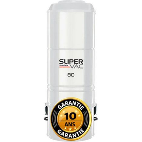 Aspirateur central hybride HAYDEN SuperVac 80 GARANTIE 10 ANS (jusqu’à 500 m²) (1/4)
