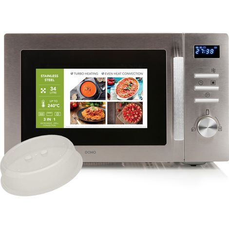 Mikrowelle Grill & Konvektion, 10 Programme, 34L, Abdeckhaube (1/5)