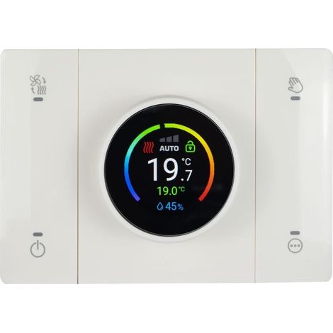 Chronothermostat connecté T44 230V – Technologie IoT sans fil 2,4 GHz – Capteur température et humidité – 441CRTW – AVE
