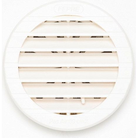 Grille d'aération abs naturel Diam.12 cm