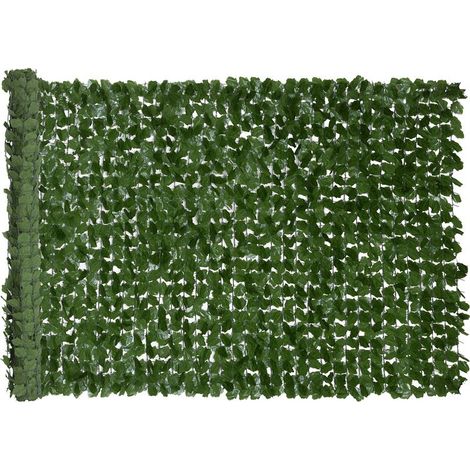 Haie Artificielle - Brise-Vue Rouleau 3 m x 1,5 m - Feuillage Réaliste en PE Anti-UV - Pour Jardin Terrasse Clôture - 1 Pièce (1/5)