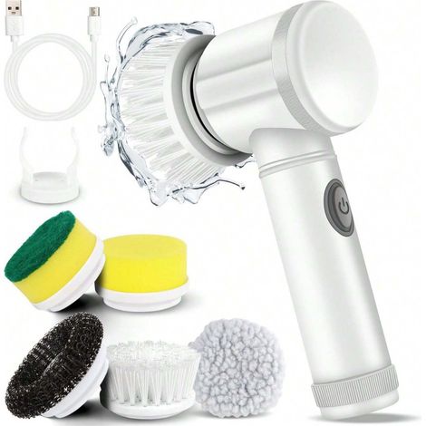 Brosse de nettoyage, épurateur Power Spin, épurateur puissant Power Cleaner, brosse de nettoyage de vitres (1 pièce) (1/5)