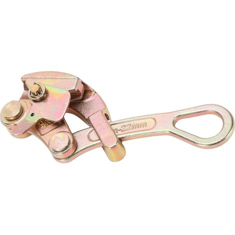 Pince de serrage acier carbone 2T pour câble 4-22mm redresseur tendeur fil d'acier toron aluminium (1/5)