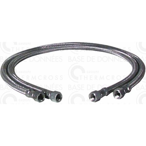 Flexible fioul F1/2'' x F1/2'' droit longueur 1000mm - DIFF