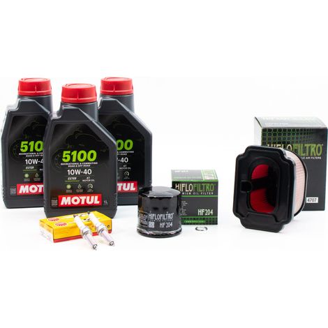 Kit Entretien Révision pour YAMAHA XTZ 700 TENERE de 2019 à 2025 - MOTUL 5100 10W40 3L