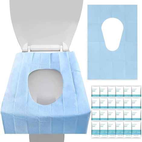 30 protège-toilettes jetables, universels, pour enfants et adultes, accessoires de voyage pour l'apprentissage de la propreté