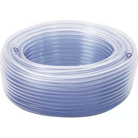 Rolle 100 m transparenter Glasschlauch 6 x 8 mm