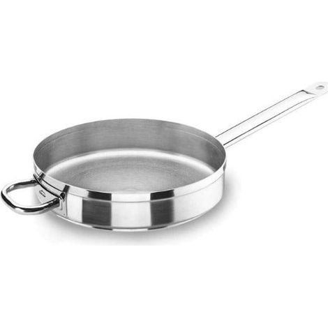 Lacor Poêle Chef-Luxe 32 cm Acier Inox Noir 4.7L