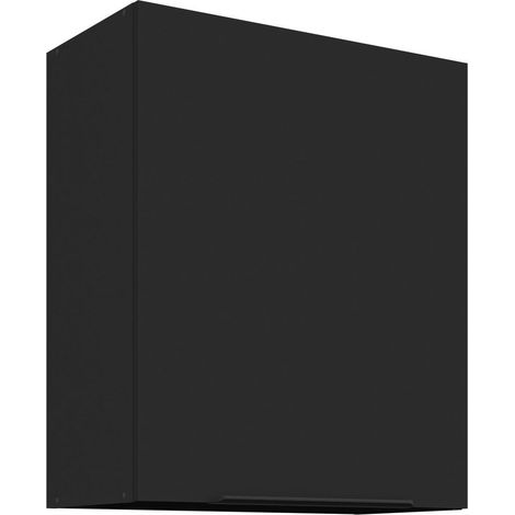 Küchen Hängeschrank 60 cm SIENA Schwarz Küche Küchenzeile Küchenblock (1/5)
