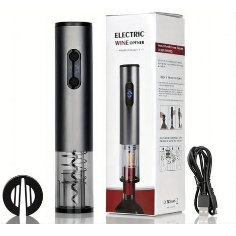 Tire-bouchon électrique avec accessoire coupe-capsule (1/5)