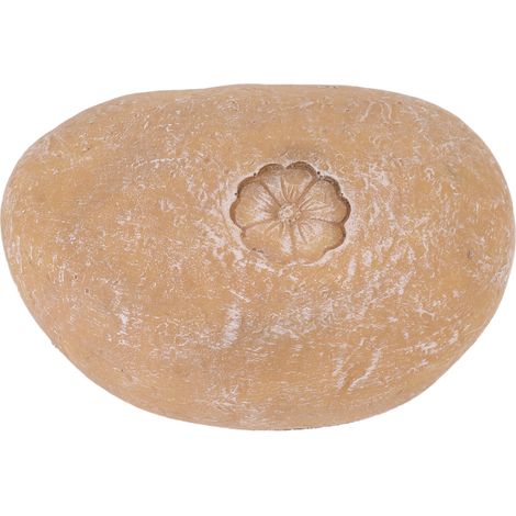 Pierre tombale pour animaux de compagnie personnalisable - Gravure DIY pour chien, chat - Décoration de jardin en pierre naturelle et sable jaune (1/5)