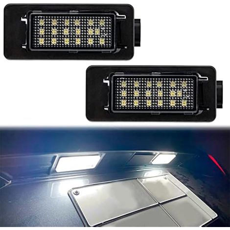 2 Pièces Eclairage de plaque d'immatriculation Lampes arrière étanches pour Ni-ssan Serena Altima Dacia Duster 2018-265108990E (1/4)