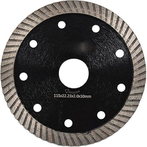 Disque fin Diamond Turbo, 115 mm/22,23 mm, noir (1/5)