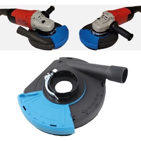 Cubierta antipolvo para amoladoras angulares de 180 mm (7 pulgadas) - Azul y negro - ABS - Alta eficiencia (1/5)