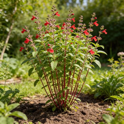 Sauge microphylla 20cm Godet 9cm - Salvia (1/4)
