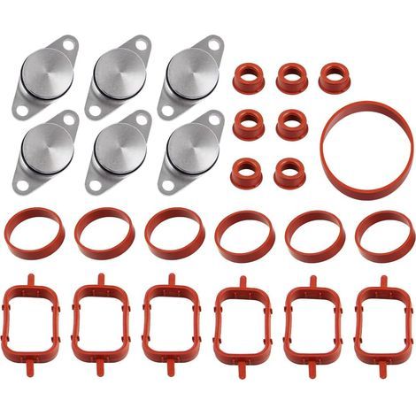 6 x 22mm Kit de suppression clapets d'admission pour E87 E46 E90 E91 E92 E93 E39 E60 E83 E53,11612246949 (1/5)