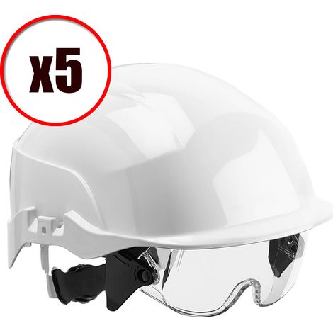 Lot de 5 casques de protection visiere Spectrum Centurion EN397 (1/5)