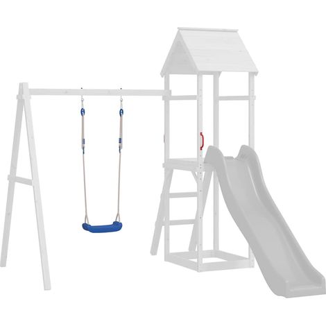 Schaukelsitze mit Seilen 2 Stk. Blau 37x15 cm Polyethene (1/5)